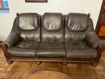 Kožená sedací souprava