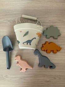 Nová silikonová sada hraček na pláž / set na písek dinosauři