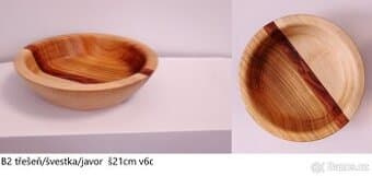 Dřevěné misky -krásný a praktický dárek