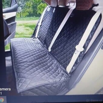 Ochranný potah do auta pro psa černý, nebo šedohnědý