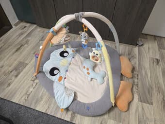 Playgro - Hrací deka pro miminka - tučňák, vč. zvířátek