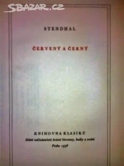 Kniha "Červený a černý" (Stendhal)