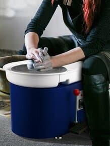 Hrnčířský kruh (28 cm) s ručním i nožním pohonem