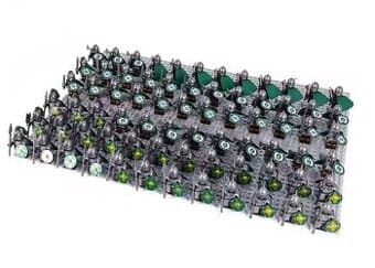 Sada 72 kusů figurek - Pán prstenů Armáda Rohanů.