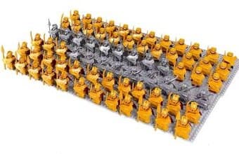 Sada 72 kusů figurek - Pán prstenů Armáda Elfů + trpaslíků.