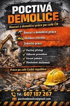 Bourací práce a likvidace eternitu