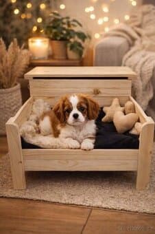 Luxusní pelíšek s úložným prostorem