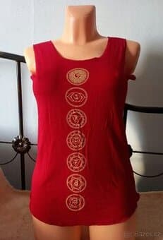 Tílko, top s čakrami - obrázky čaker