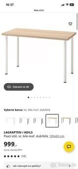 Ikea stůl LAGKAPTEN 120x60