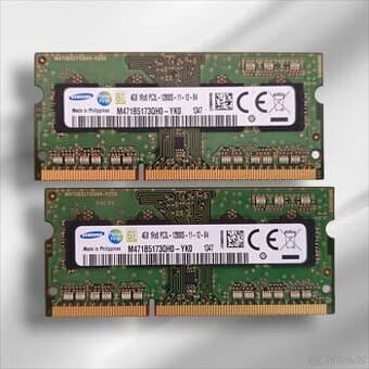Paměť RAM 8GB DDR3L So-dimm Samsung 1600 MHz (2x4GB)