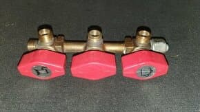 Plynový 3cestný ventil