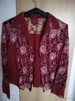 Halenka bez rukávu a halenka  z dlouhý rukávech ,vel -XL,7 X