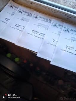 Přívěs za traktor. BSS P93S/p78s. Katalog náhradních dílů.