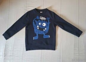 Dětská mikina, tmavě modrá, vel. 116