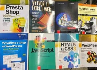 Knihy: design, web, programování