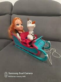 Ledové království Anna a Olaf na saních