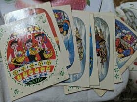 Prodám pohledy s tématikou kresby Z. Miler