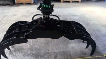 drapák na klest CD30, 7-zubý+ rotátor FORMIKO 4,5t