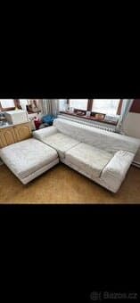 Sedačka a taburet Ikea