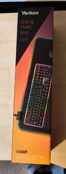 YENKEE YPM 3006 RGB WARP - podložka pod myš a klávesnici