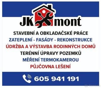 Stavby rekonstrukce údržba nemovitostí