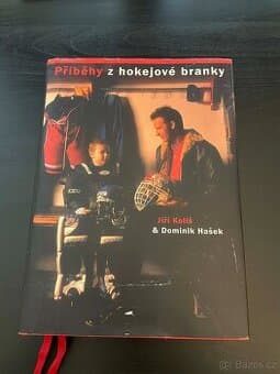 Podepsaná kniha Příběhy z hokejové branky Dominik Hašek