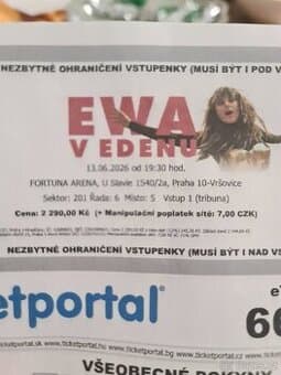 EWA V EDENU 13.6.2026 SUPER MÍSTA 3x