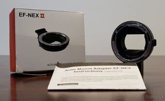 Redukce / adaptér EF-NEX / Canon EF(EF-S) - Sony E-mount