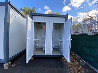 Kontejner WC 2x kabina,sanitární buňka nová