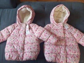 Zimni naducane bundicky F&F 98 a 104 s visackou