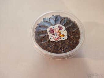 Krmivo pro axolotly od 8 do 18 cm na každý den 50 g