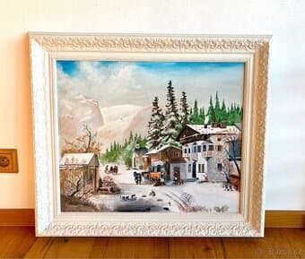 Krásný obraz, olejomalba na plátně