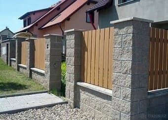 WPC plotovky plotová prkna + WPC schodovky, terasová prkna