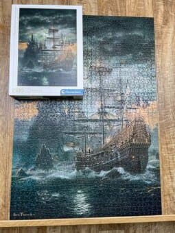 Puzzle 1500 - pirátská loď
