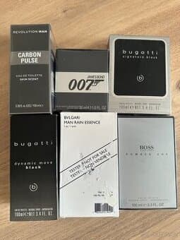 Pánské parfémy – Hugo Boss, Bvlgari, Bugatti