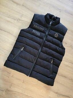 Philipp Plein černá vesta L/XL