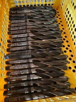 Vrtaky hss různé průměry