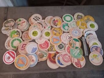 Staré pivní tácky. Pivo, sběratelství