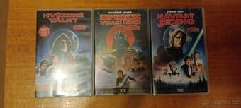 VHS kazety hvězdné valky