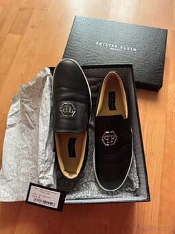 Philipp Plein kozene Slip on