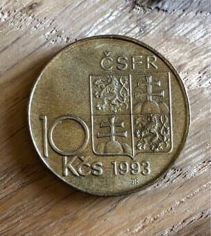 Mince 10Kčs, ČSFR - Masaryk, Rašín, Štefánik