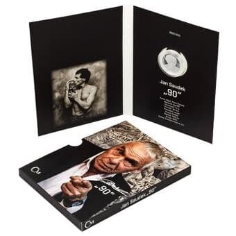 STŘÍBRNÝ GROŠ JAN SAUDEK 90 LET PROOF, 2025
