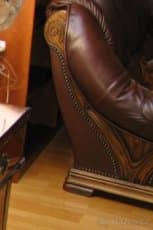 Kožená sedací souprava 3+2