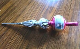 Retro špička na vánoční stromek