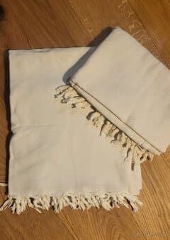 2x přehoz z bio 100% bavlny