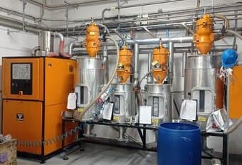 Centrální sušička granulátu KOCH TECHNIK CKT 300