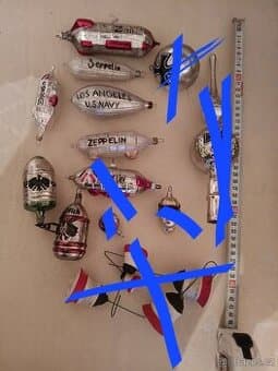 Vánoční ozdoby - Zeppelin, Rakousko Uhersko, 1.světová válka