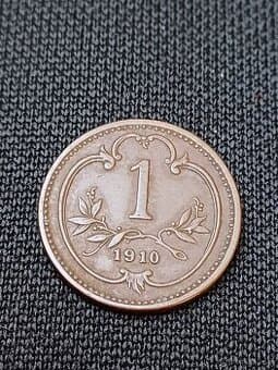 1 haléř 1910 bz FJI RU