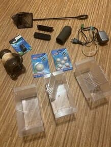 Akvaristické potřeby a kameny