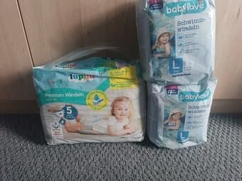 Dětské plenky, plenky do vody